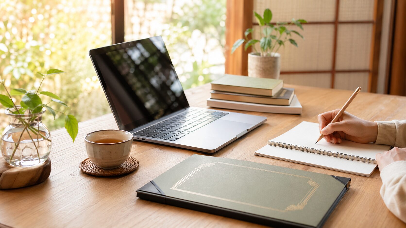 在宅で取れる資格を無料で探しながら自宅で学ぶイメージ